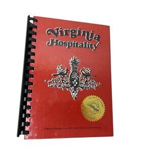 Cookbook Virginia Hospitality The Junior League Of Hampton Roads Recipes Meals